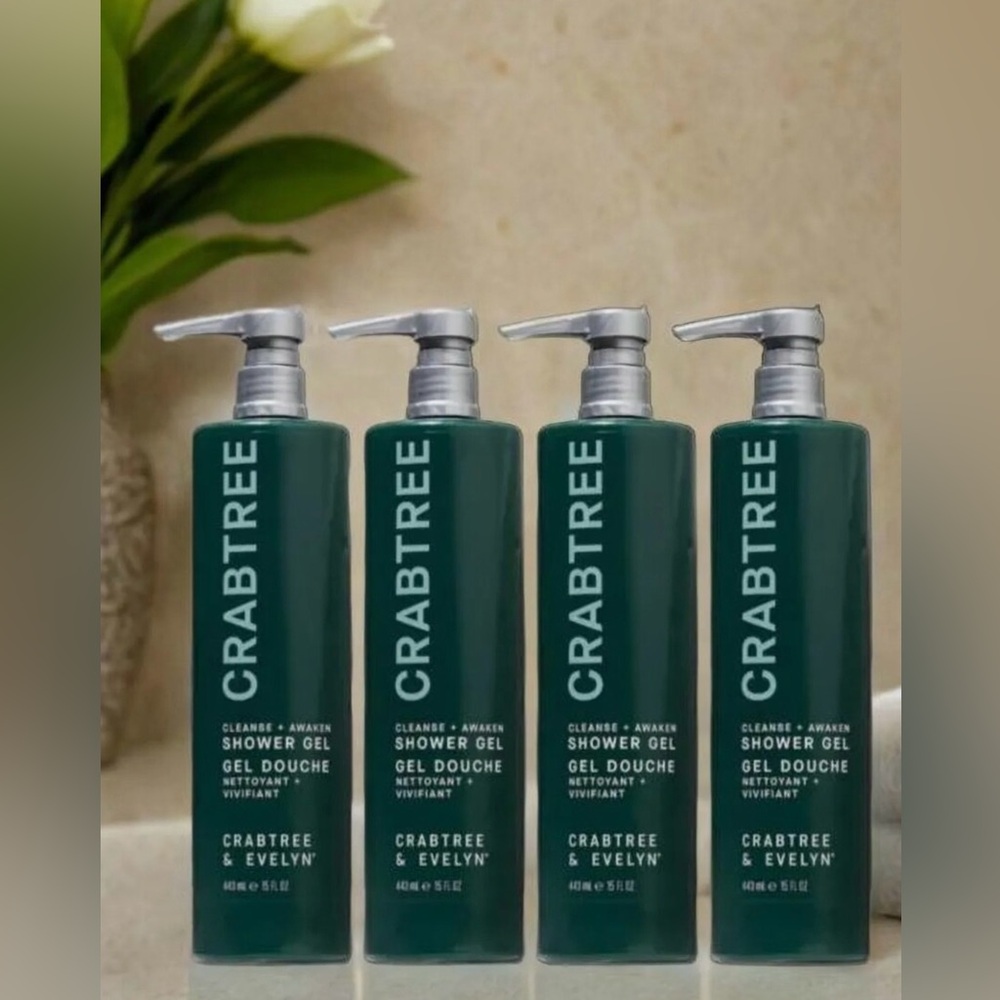 (4 PACK)  AWAKEN SHOWER GEL FROM CRABTREE & EVELYN - 15 fl.oz